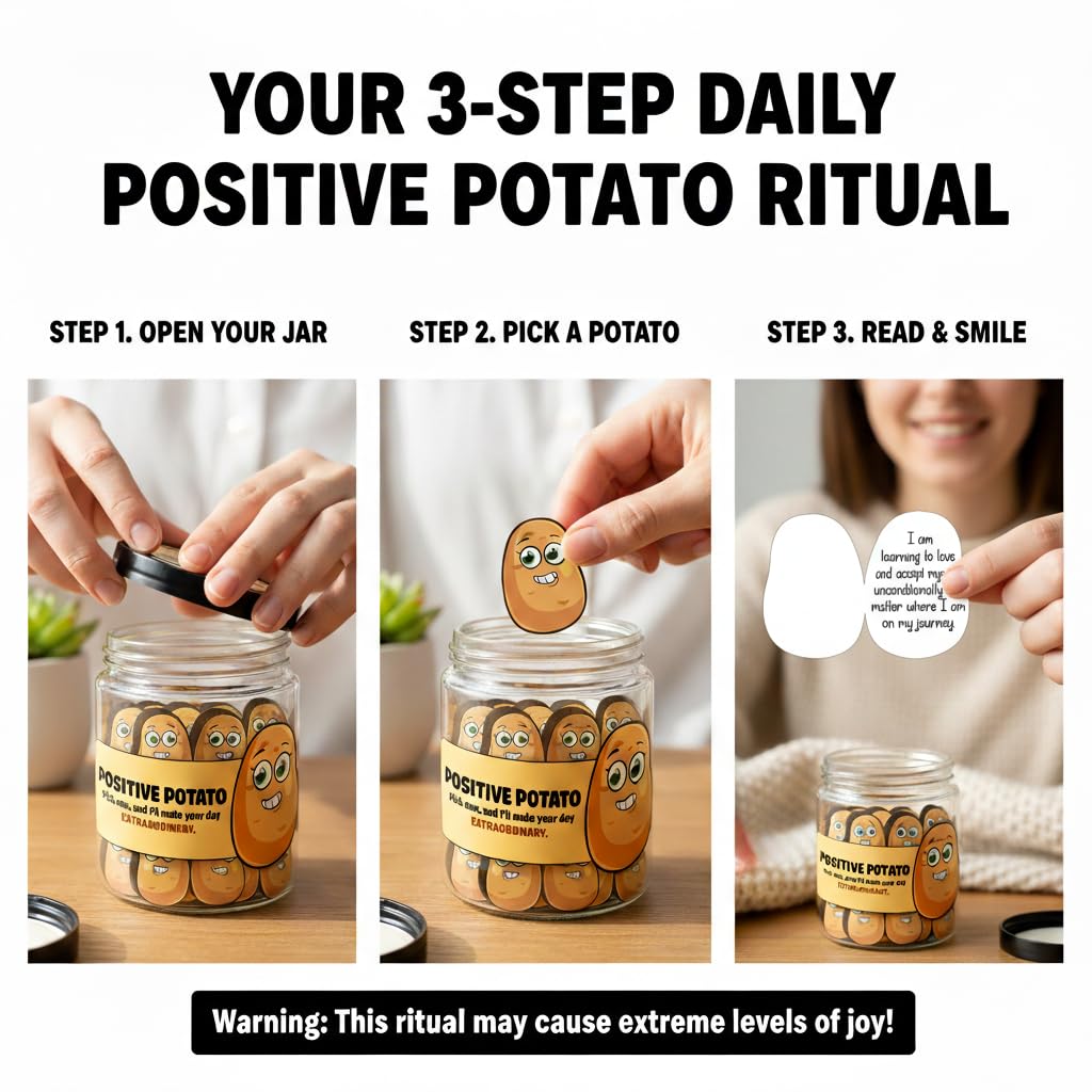 DEARMINE 60 Positive Pickle Cards Jar, Birthday Gifts for Women, Teens, Adults, Back to School Gift, White Elephant Gifts, Stocking Stuffers, Teen Girl Gifts Trendy Stuff