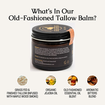 Hearth & Homestead Whipped Beef Tallow for Skin & Face, Unscented, 1.3oz