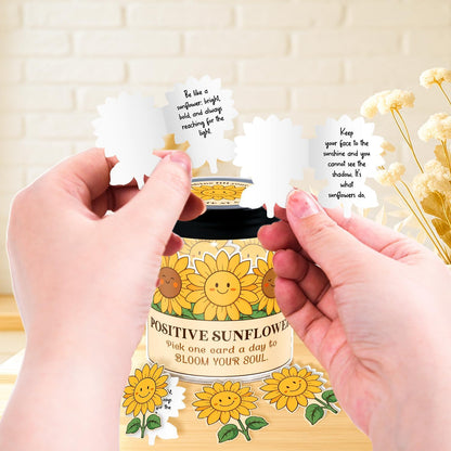 DEARMINE 60 Positive Pickle Cards Jar, Birthday Gifts for Women, Teens, Adults, Back to School Gift, White Elephant Gifts, Stocking Stuffers, Teen Girl Gifts Trendy Stuff