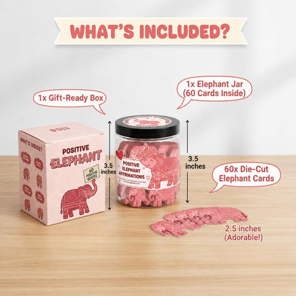 DEARMINE 60 Positive Pickle Cards Jar, Birthday Gifts for Women, Teens, Adults, Back to School Gift, White Elephant Gifts, Stocking Stuffers, Teen Girl Gifts Trendy Stuff