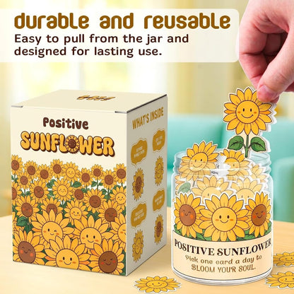 DEARMINE 60 Positive Pickle Cards Jar, Birthday Gifts for Women, Teens, Adults, Back to School Gift, White Elephant Gifts, Stocking Stuffers, Teen Girl Gifts Trendy Stuff