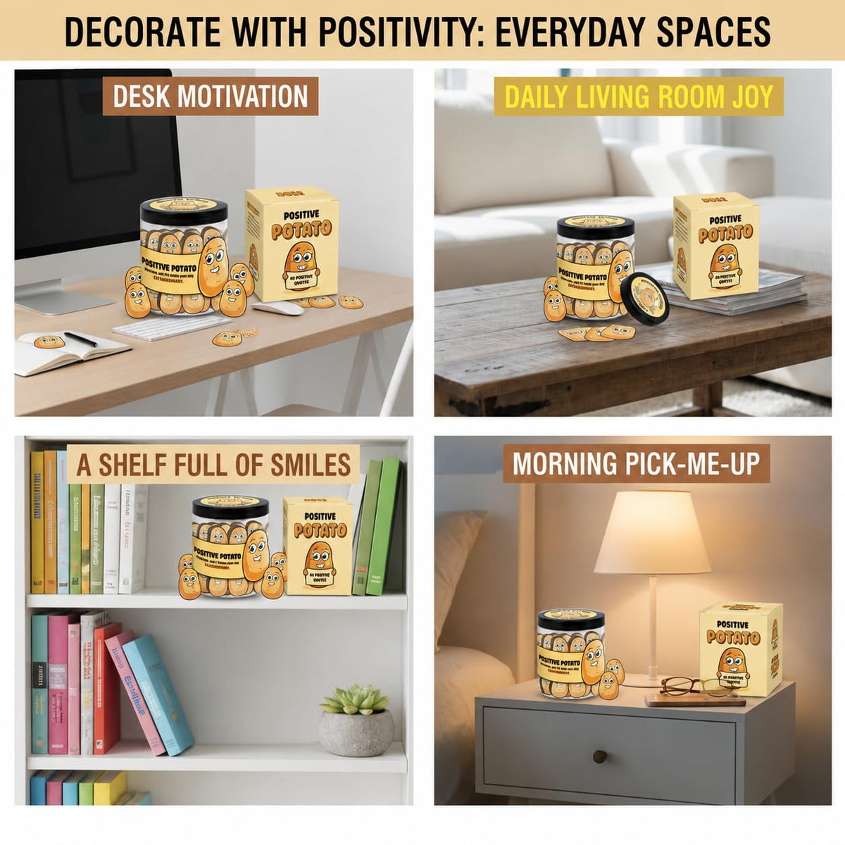 DEARMINE 60 Positive Pickle Cards Jar, Birthday Gifts for Women, Teens, Adults, Back to School Gift, White Elephant Gifts, Stocking Stuffers, Teen Girl Gifts Trendy Stuff