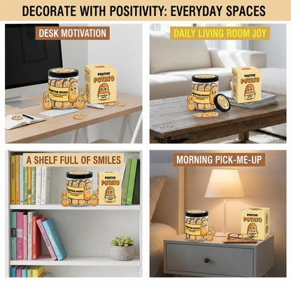 DEARMINE 60 Positive Pickle Cards Jar, Birthday Gifts for Women, Teens, Adults, Back to School Gift, White Elephant Gifts, Stocking Stuffers, Teen Girl Gifts Trendy Stuff