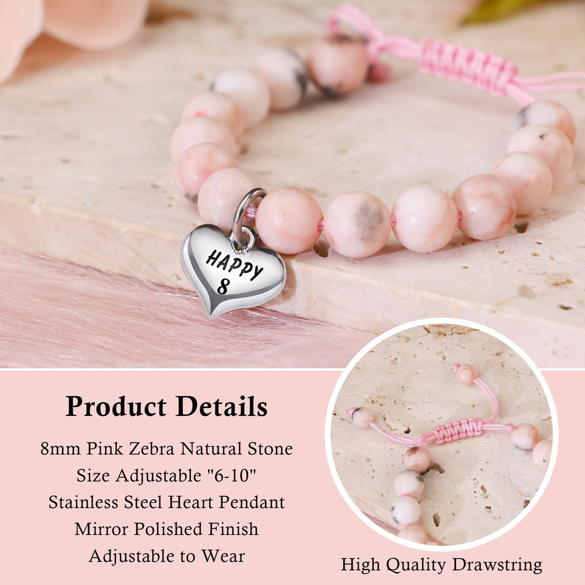 Sereney Birthday Gifts for Girls, 1-16 Year Old Girl Birthday Bracelet Gift