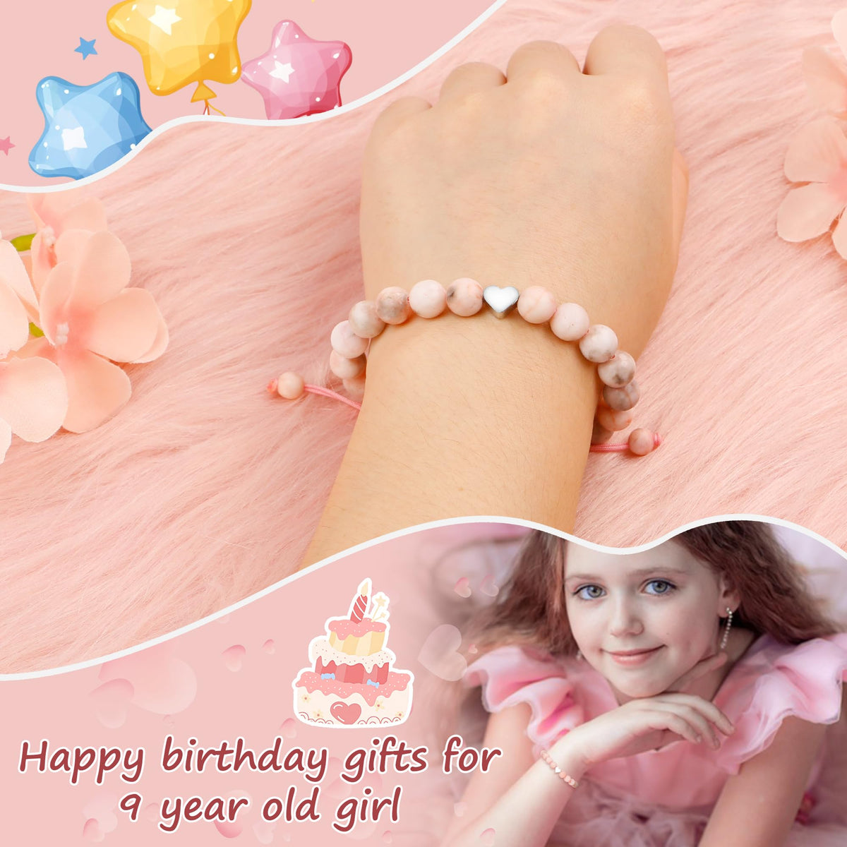 Sereney Birthday Gifts for Girls, 1-16 Year Old Girl Birthday Bracelet Gift
