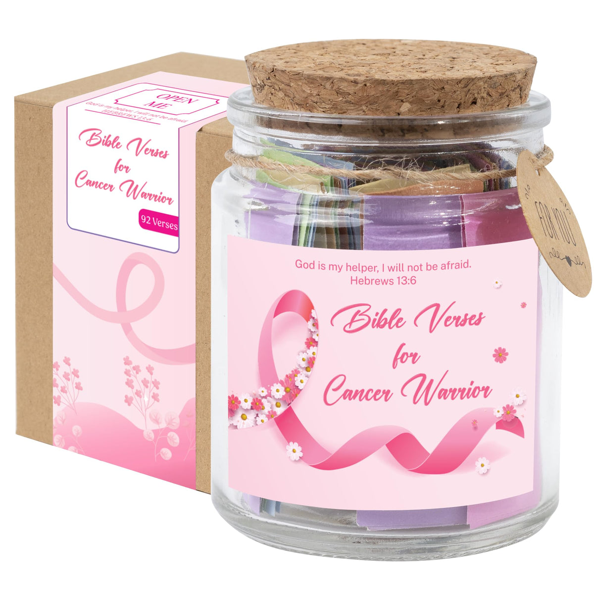 Read This When Bible Verses Jar – Birthday Gifts for Women, Christian Gifts for Women, Graduations Gift for Her, Gift for Mom from Daughter