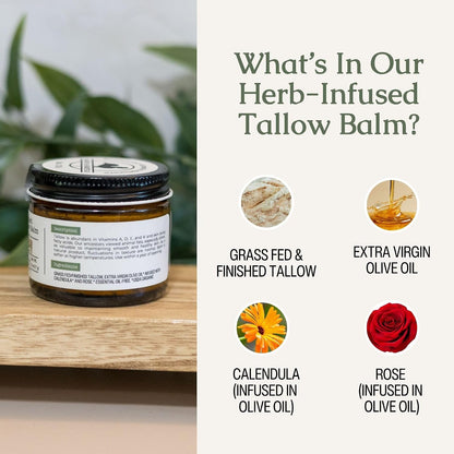 Hearth & Homestead Whipped Beef Tallow for Skin & Face, Unscented, 1.3oz