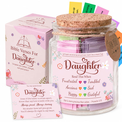 Read This When Bible Verses Jar – Birthday Gifts for Women, Christian Gifts for Women, Graduations Gift for Her, Gift for Mom from Daughter