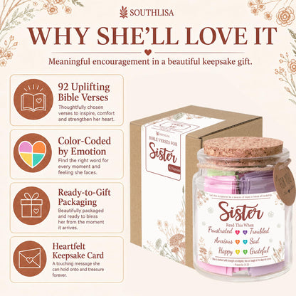 Read This When Bible Verses Jar – Birthday Gifts for Women, Christian Gifts for Women, Graduations Gift for Her, Gift for Mom from Daughter