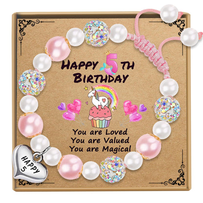Sereney Birthday Gifts for Girls, 1-16 Year Old Girl Birthday Bracelet Gift