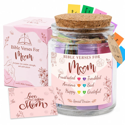 Read This When Bible Verses Jar – Birthday Gifts for Women, Christian Gifts for Women, Graduations Gift for Her, Gift for Mom from Daughter