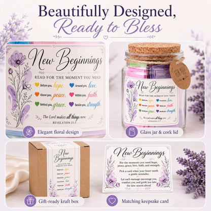 Read This When Bible Verses Jar – Birthday Gifts for Women, Christian Gifts for Women, Graduations Gift for Her, Gift for Mom from Daughter
