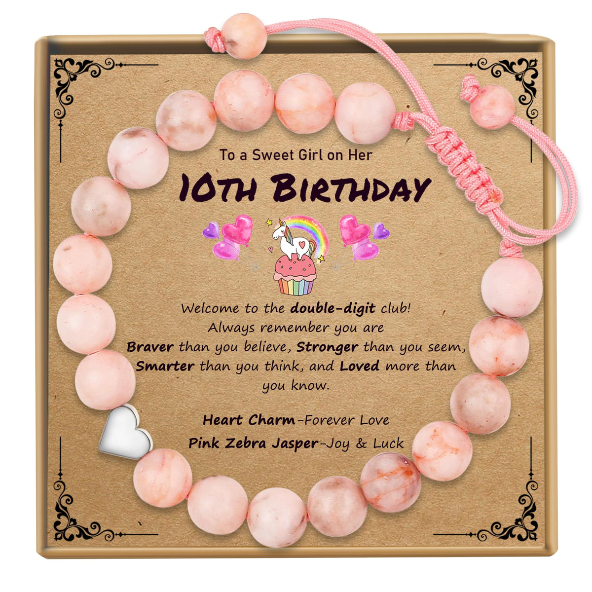Sereney Birthday Gifts for Girls, 1-16 Year Old Girl Birthday Bracelet Gift
