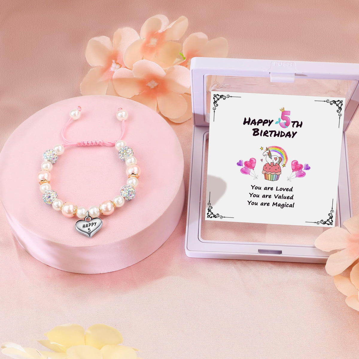 Sereney Birthday Gifts for Girls, 1-16 Year Old Girl Birthday Bracelet Gift