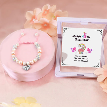 Sereney Birthday Gifts for Girls, 1-16 Year Old Girl Birthday Bracelet Gift