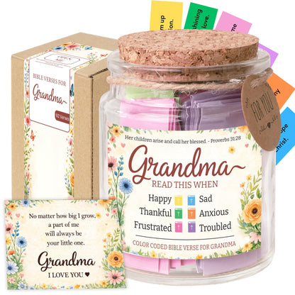 Read This When Bible Verses Jar – Birthday Gifts for Women, Christian Gifts for Women, Graduations Gift for Her, Gift for Mom from Daughter