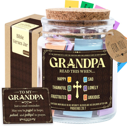 Read This When Bible Verses Jar – Birthday Gifts for Women, Christian Gifts for Women, Graduations Gift for Her, Gift for Mom from Daughter