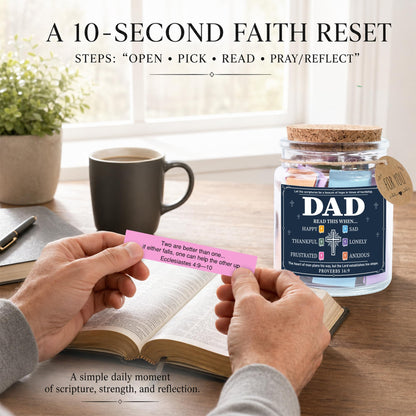 Read This When Bible Verses Jar – Birthday Gifts for Women, Christian Gifts for Women, Graduations Gift for Her, Gift for Mom from Daughter