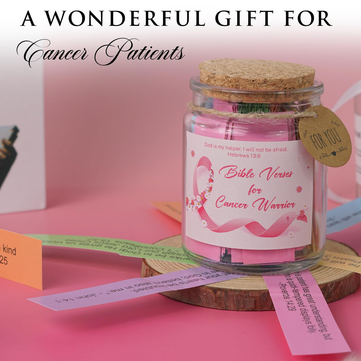 Read This When Bible Verses Jar – Birthday Gifts for Women, Christian Gifts for Women, Graduations Gift for Her, Gift for Mom from Daughter