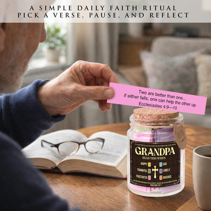 Read This When Bible Verses Jar – Birthday Gifts for Women, Christian Gifts for Women, Graduations Gift for Her, Gift for Mom from Daughter