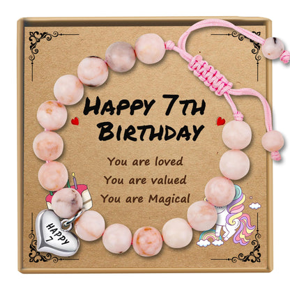 Sereney Birthday Gifts for Girls, 1-16 Year Old Girl Birthday Bracelet Gift