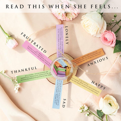 Read This When Bible Verses Jar – Birthday Gifts for Women, Christian Gifts for Women, Graduations Gift for Her, Gift for Mom from Daughter