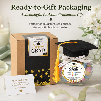 Read This When Bible Verses Jar – Birthday Gifts for Women, Christian Gifts for Women, Graduations Gift for Her, Gift for Mom from Daughter