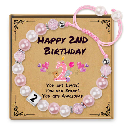 Sereney Birthday Gifts for Girls, 1-16 Year Old Girl Birthday Bracelet Gift