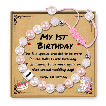 Sereney Birthday Gifts for Girls, 1-16 Year Old Girl Birthday Bracelet Gift