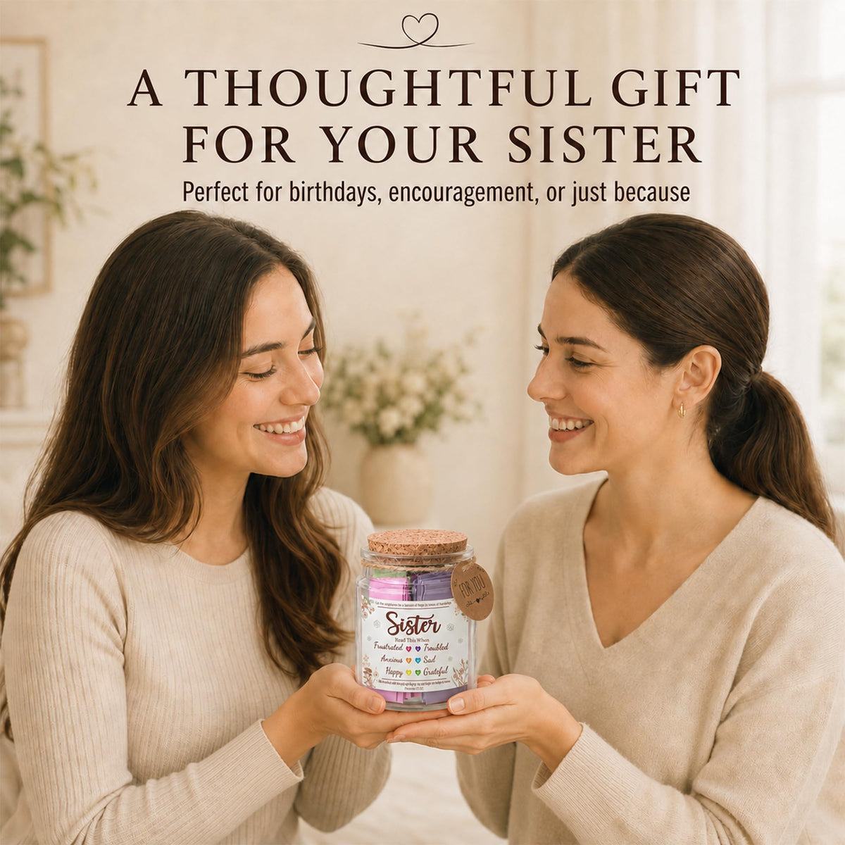 Read This When Bible Verses Jar – Birthday Gifts for Women, Christian Gifts for Women, Graduations Gift for Her, Gift for Mom from Daughter