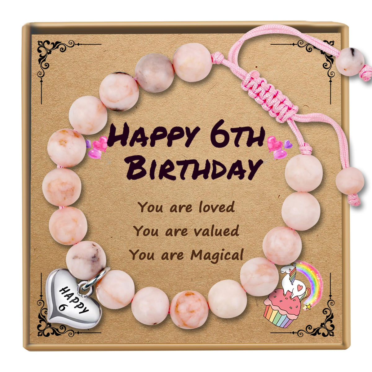 Sereney Birthday Gifts for Girls, 1-16 Year Old Girl Birthday Bracelet Gift