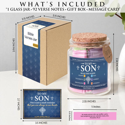 Read This When Bible Verses Jar – Birthday Gifts for Women, Christian Gifts for Women, Graduations Gift for Her, Gift for Mom from Daughter