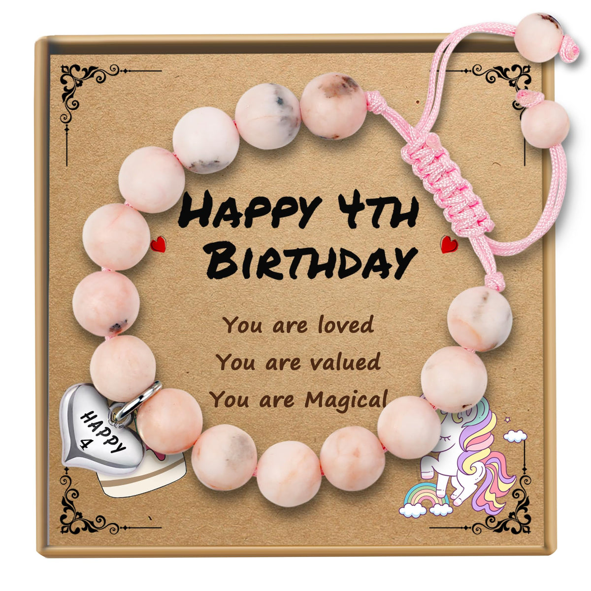 Sereney Birthday Gifts for Girls, 1-16 Year Old Girl Birthday Bracelet Gift