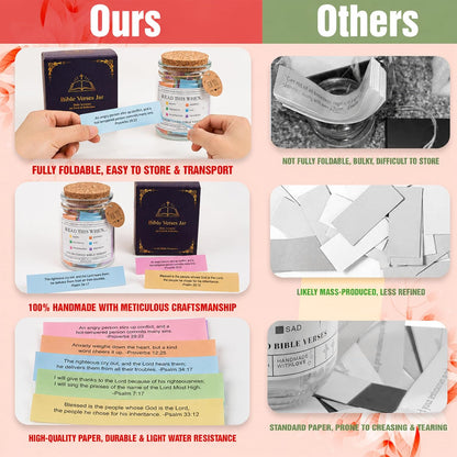 Read This When Bible Verses Jar – Birthday Gifts for Women, Christian Gifts for Women, Graduations Gift for Her, Gift for Mom from Daughter
