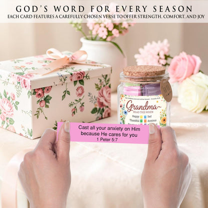 Read This When Bible Verses Jar – Birthday Gifts for Women, Christian Gifts for Women, Graduations Gift for Her, Gift for Mom from Daughter