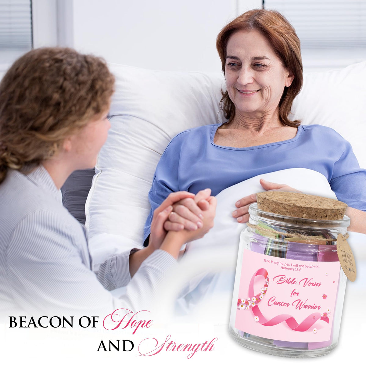 Read This When Bible Verses Jar – Birthday Gifts for Women, Christian Gifts for Women, Graduations Gift for Her, Gift for Mom from Daughter