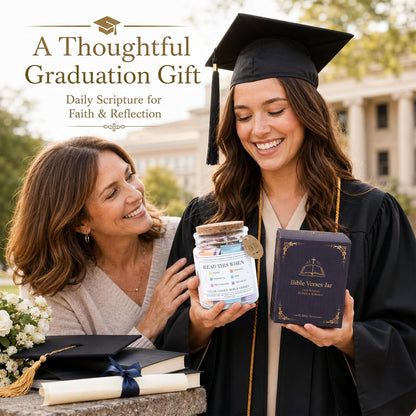 Read This When Bible Verses Jar – Birthday Gifts for Women, Christian Gifts for Women, Graduations Gift for Her, Gift for Mom from Daughter
