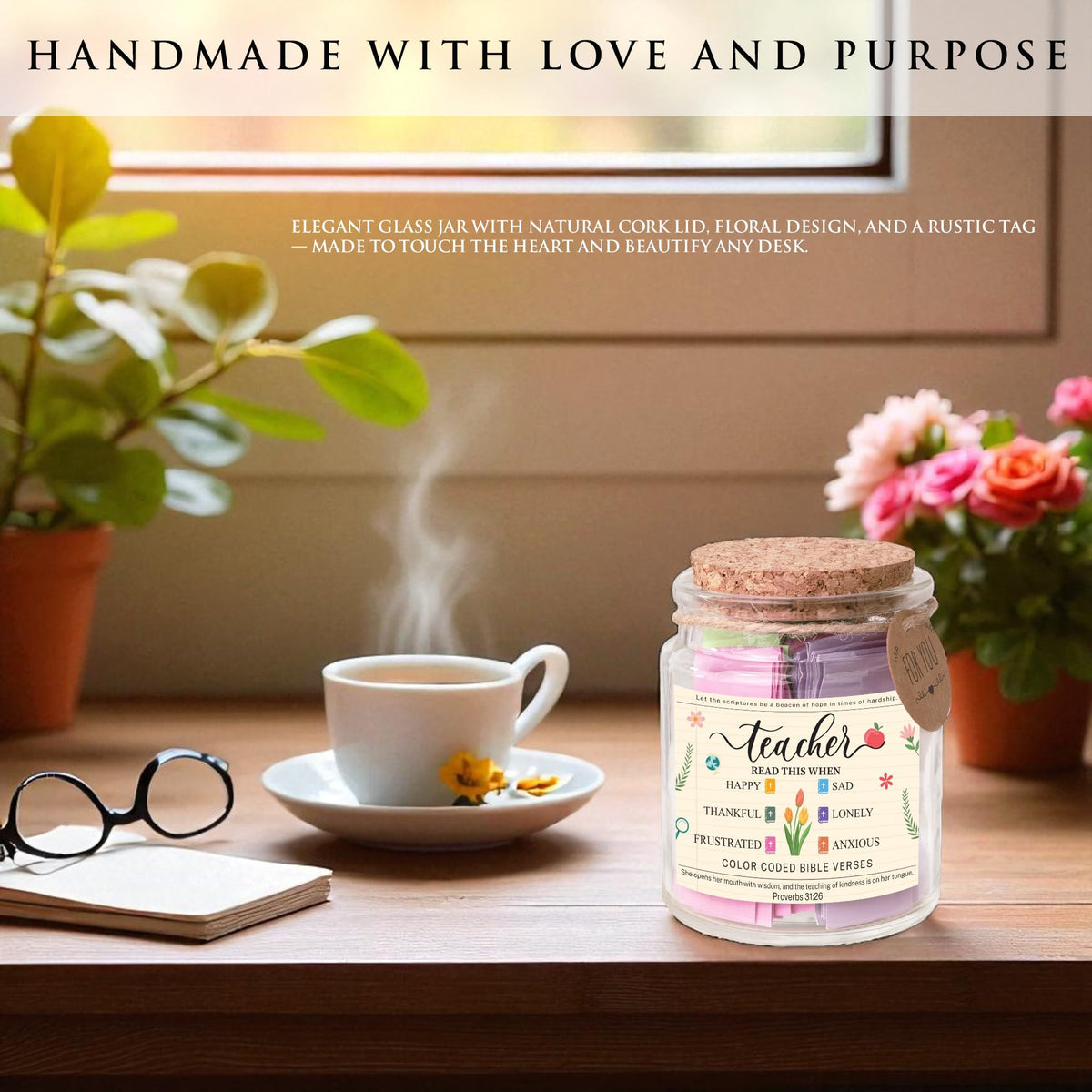 Read This When Bible Verses Jar – Birthday Gifts for Women, Christian Gifts for Women, Graduations Gift for Her, Gift for Mom from Daughter