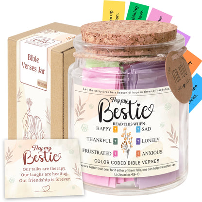 Read This When Bible Verses Jar – Birthday Gifts for Women, Christian Gifts for Women, Graduations Gift for Her, Gift for Mom from Daughter