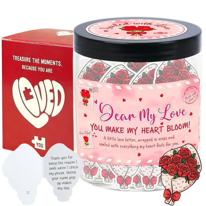DEARMINE 60 Positive Pickle Cards Jar, Birthday Gifts for Women, Teens, Adults, Back to School Gift, White Elephant Gifts, Stocking Stuffers, Teen Girl Gifts Trendy Stuff