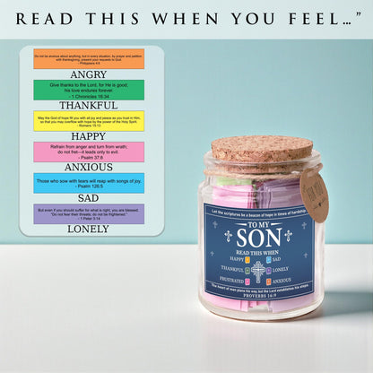 Read This When Bible Verses Jar – Birthday Gifts for Women, Christian Gifts for Women, Graduations Gift for Her, Gift for Mom from Daughter