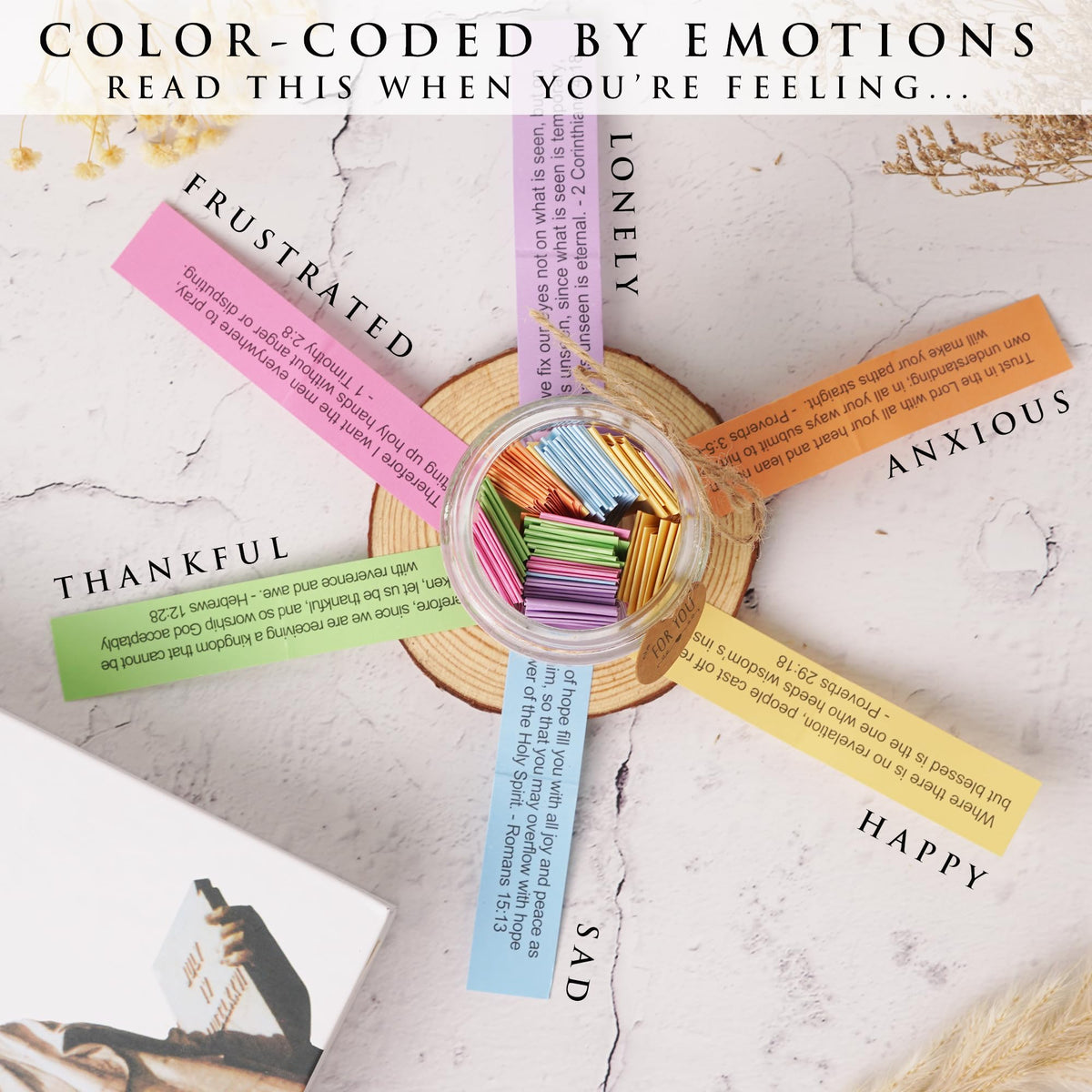 Read This When Bible Verses Jar – Birthday Gifts for Women, Christian Gifts for Women, Graduations Gift for Her, Gift for Mom from Daughter