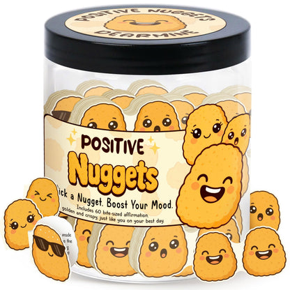 DEARMINE 60 Positive Pickle Cards Jar, Birthday Gifts for Women, Teens, Adults, Back to School Gift, White Elephant Gifts, Stocking Stuffers, Teen Girl Gifts Trendy Stuff