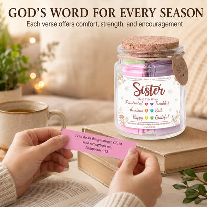 Read This When Bible Verses Jar – Birthday Gifts for Women, Christian Gifts for Women, Graduations Gift for Her, Gift for Mom from Daughter
