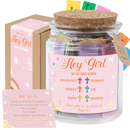 Read This When Bible Verses Jar – Birthday Gifts for Women, Christian Gifts for Women, Graduations Gift for Her, Gift for Mom from Daughter