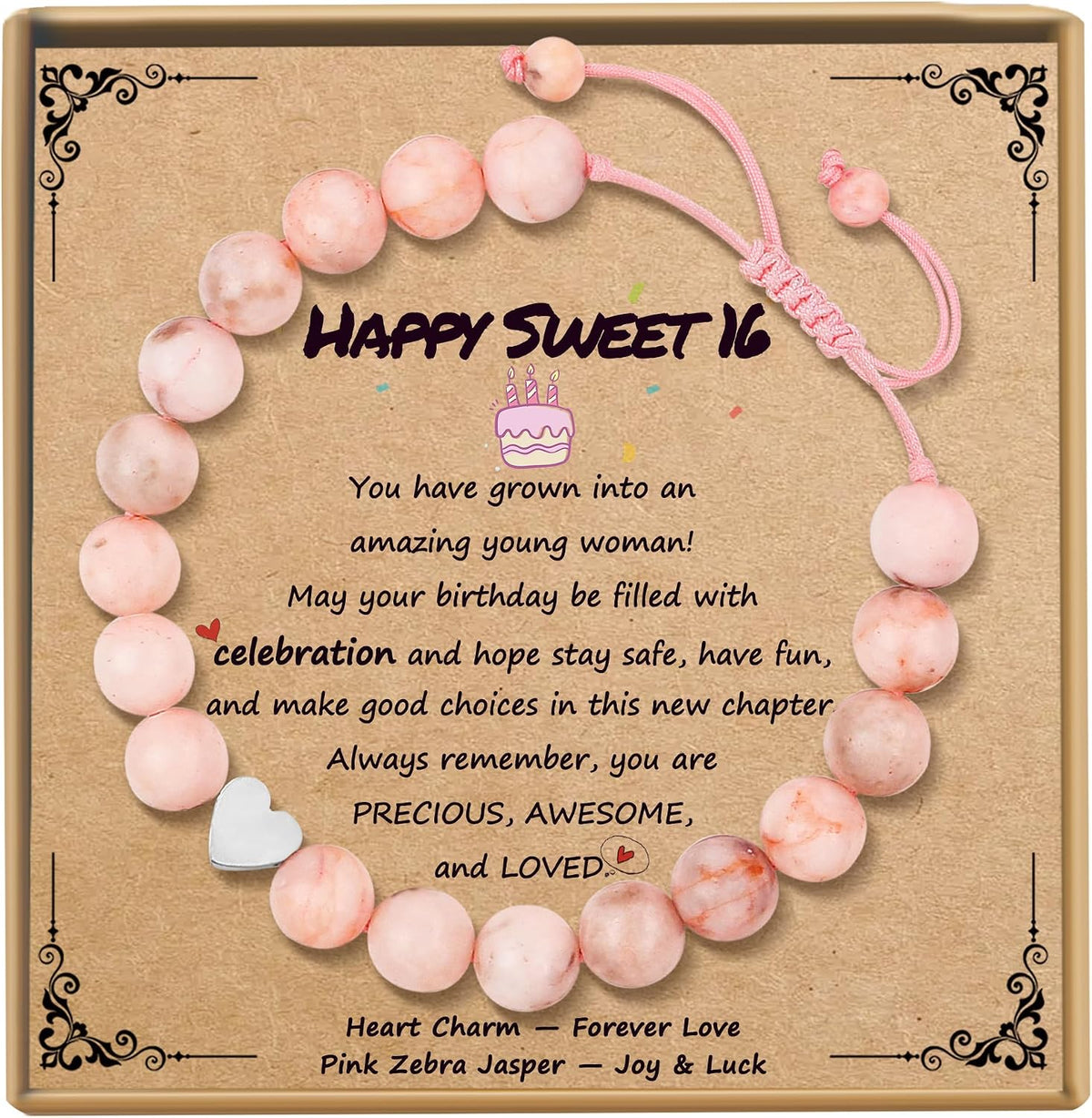 Sereney Birthday Gifts for Girls, 1-16 Year Old Girl Birthday Bracelet Gift