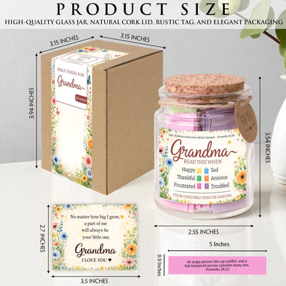 Read This When Bible Verses Jar – Birthday Gifts for Women, Christian Gifts for Women, Graduations Gift for Her, Gift for Mom from Daughter