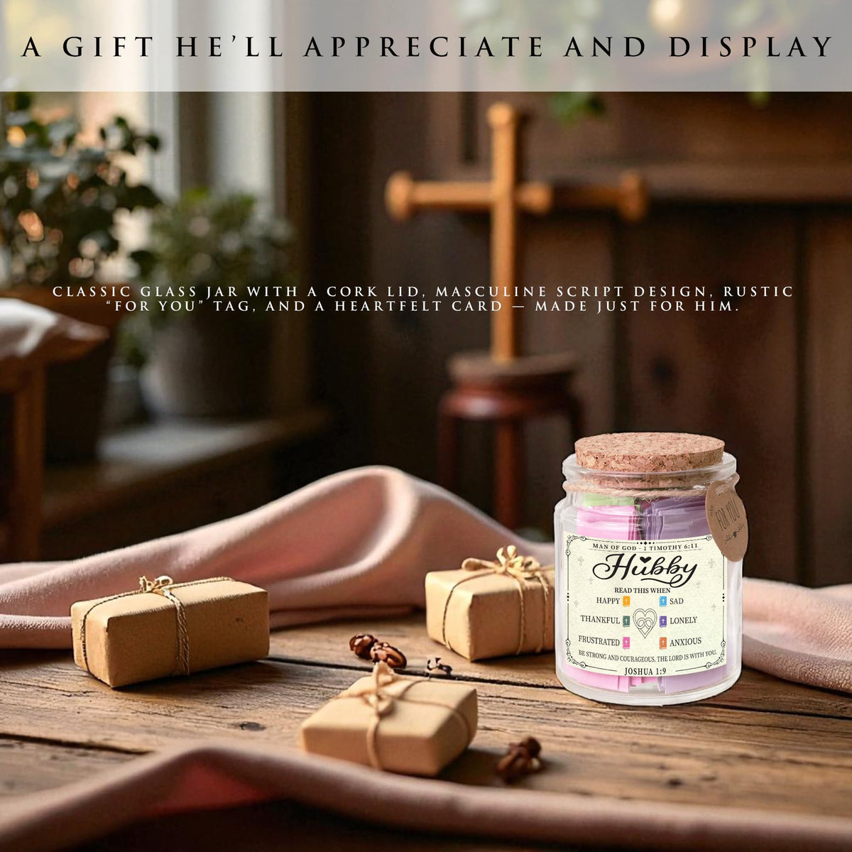 Read This When Bible Verses Jar – Birthday Gifts for Women, Christian Gifts for Women, Graduations Gift for Her, Gift for Mom from Daughter