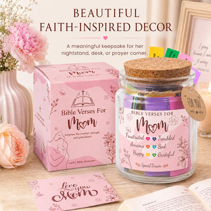 Read This When Bible Verses Jar – Birthday Gifts for Women, Christian Gifts for Women, Graduations Gift for Her, Gift for Mom from Daughter